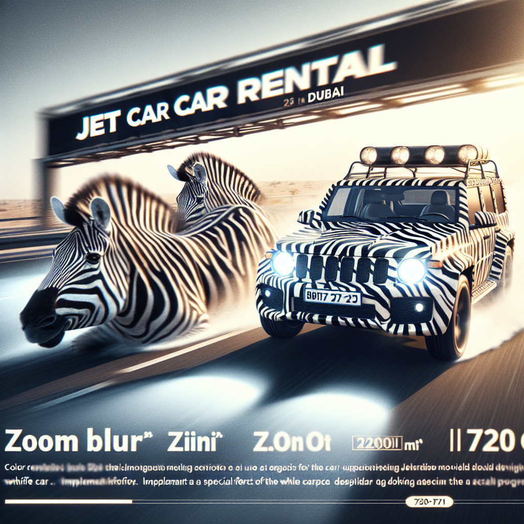 Jet Car Rental in Dubai: Prices, Packages, and Locations